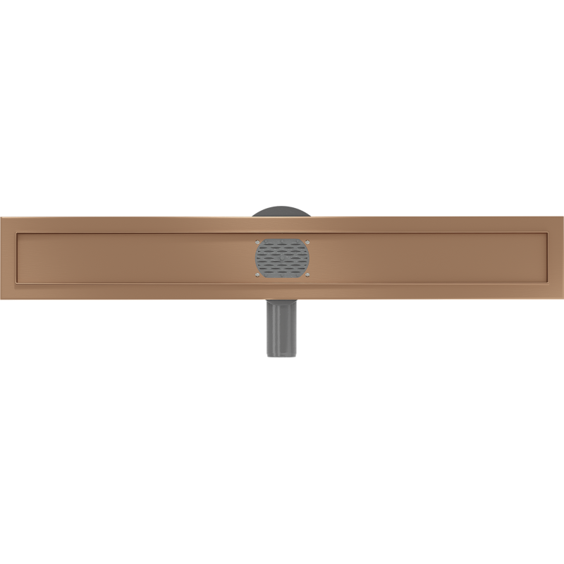 Mexen Flat 360° cuerpo para desagüe lineal giratorio 70 cm, cobre cepillado - 1C40070